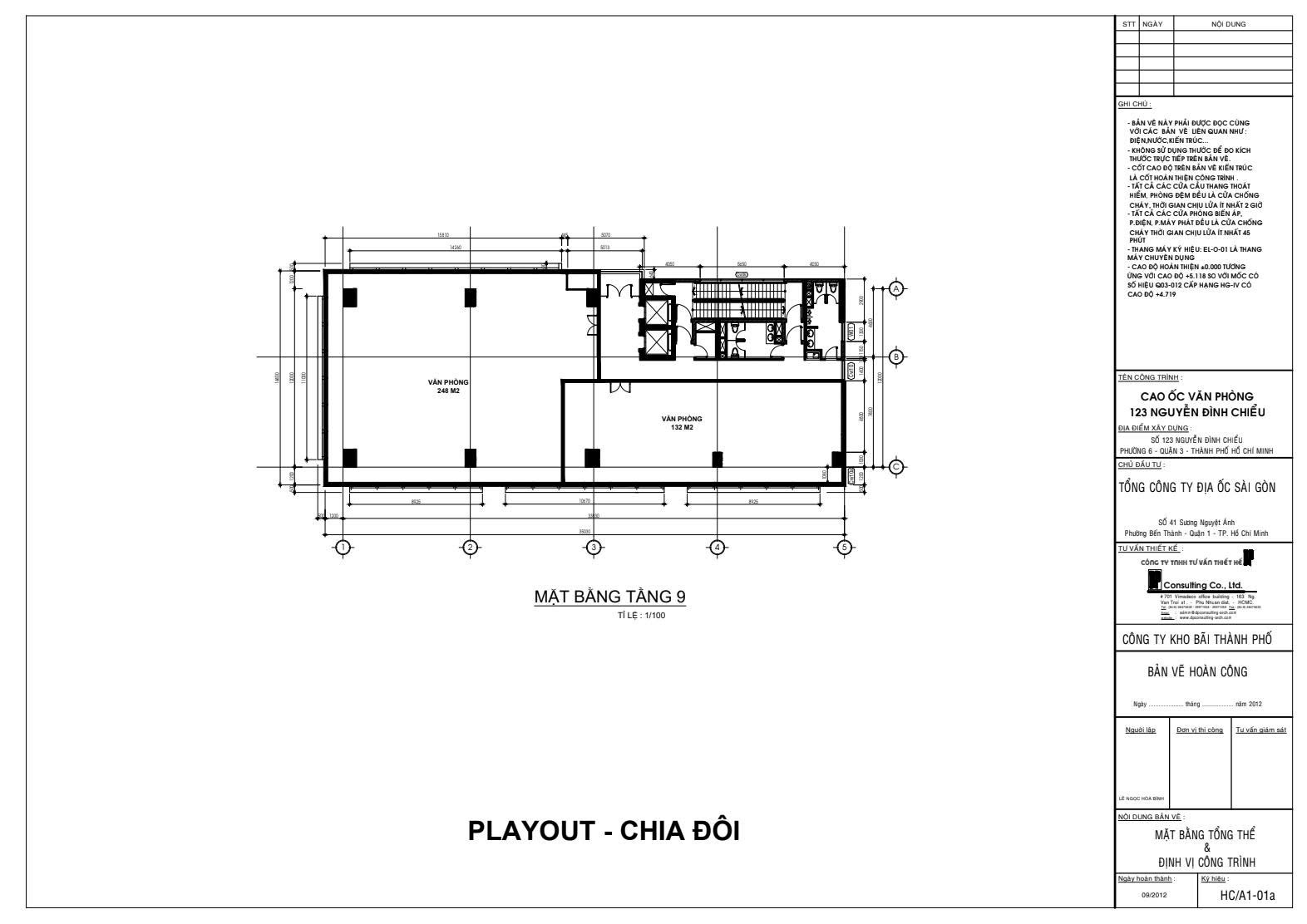Mặt bằng Tầng 9